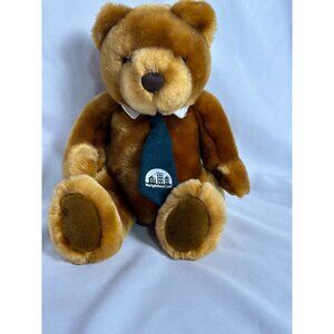 Velvete by Greek #62960 Plush Teddy Bear With Tie & Collar 11” NeighborCare Logo
